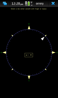Orrery Azimuth Compass