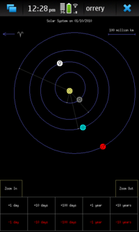 Solar System View (to-scale)